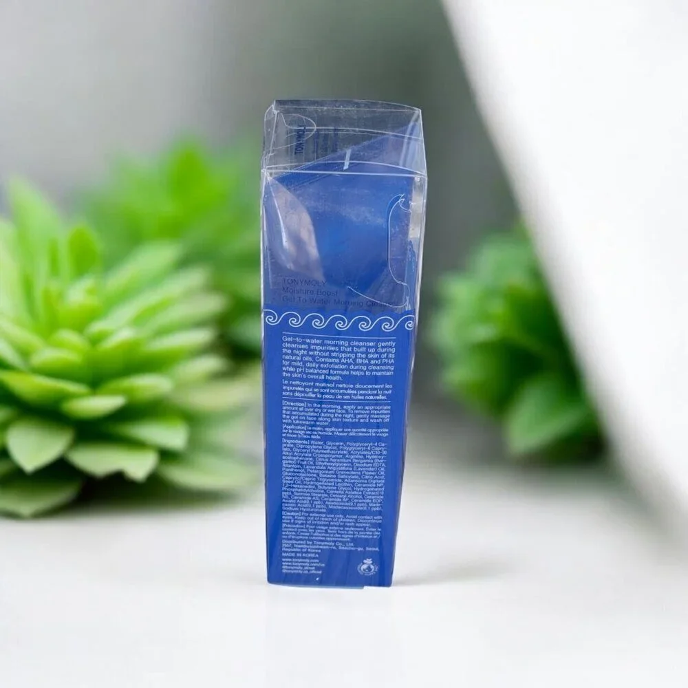 TONYMOLY Moisture Boost Gel To Water Morning Cleanser, 6 oz. (New)